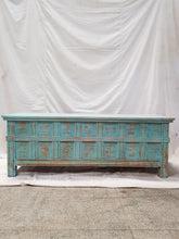 Handmade Indian Hand Carved Solid Hard Wood Old Door Blanket Box 140x52x50 cm